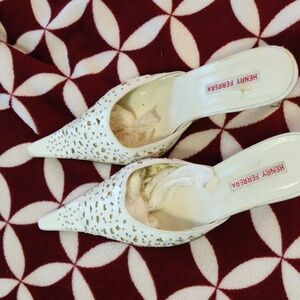 Embellished mules